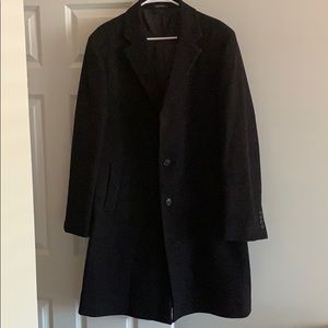 Perry Ellis Black Overcoat